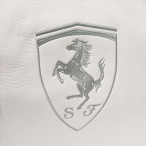 Ferrari Boston Bag(White) by PUMA