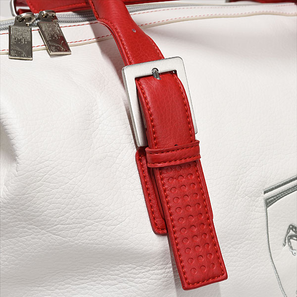 Ferrari Boston Bag(White) by PUMA