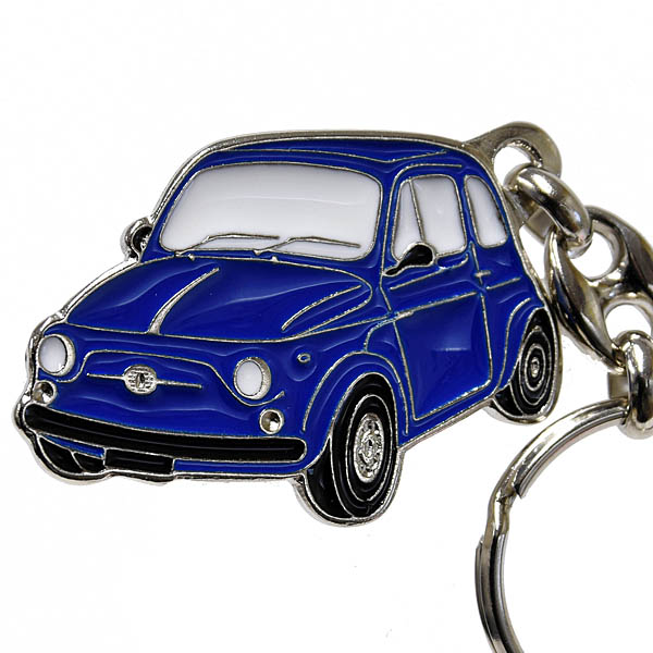 FIAT 500 CLUB ITALIA Keyring(Blue)