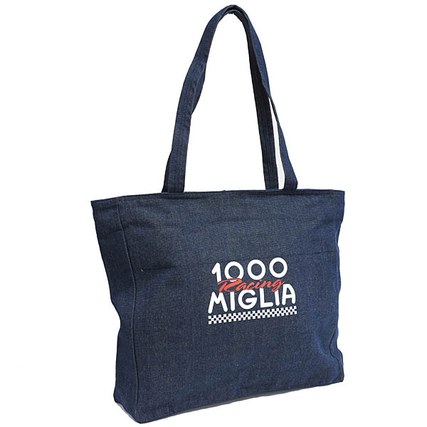 1000 MIGLIA official denim tote bag