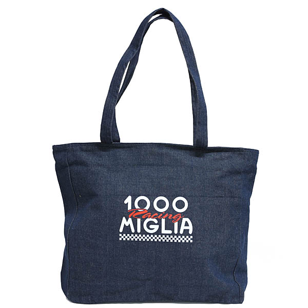 1000 MIGLIA official denim tote bag