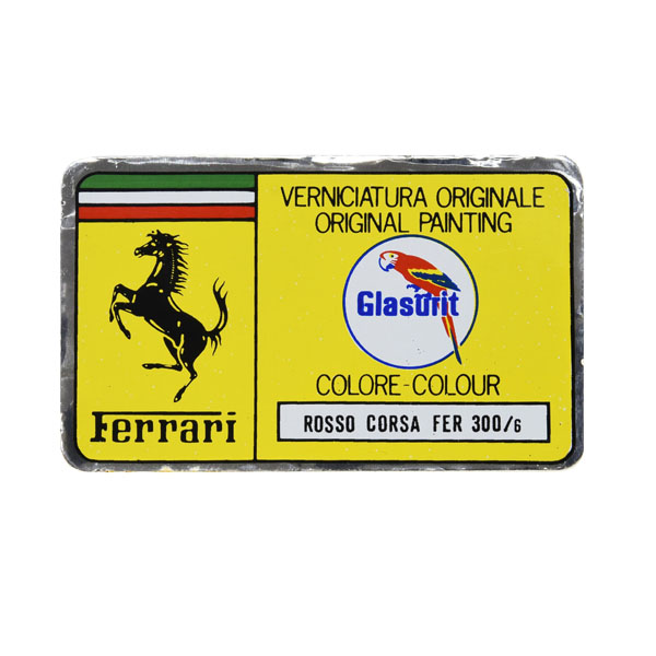 Ferrari Paint Code Sticker(Rosso Corsa)