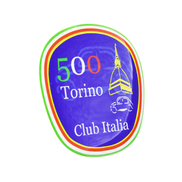 CLUB FIAT 500 TORINO 3D Sticker