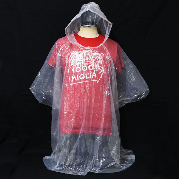 1000 MIGLIA Official Portable Poncho(Red)