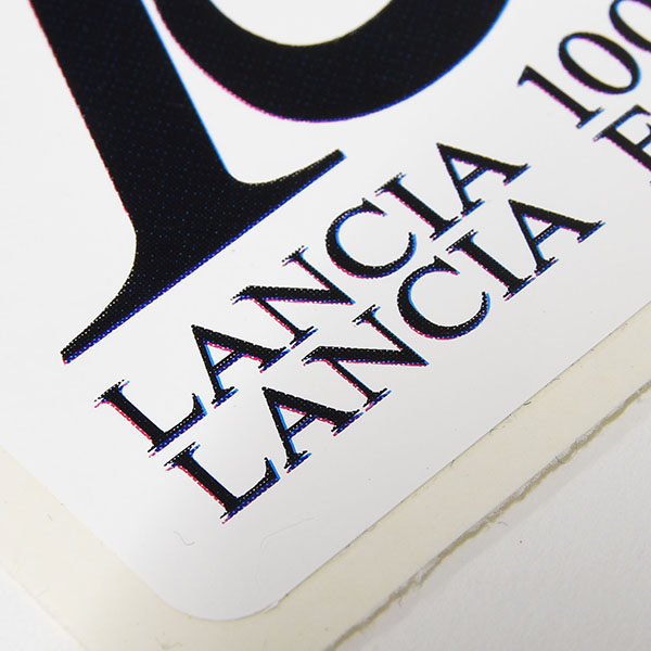 LANCIA 100 anni Memorial Sticker