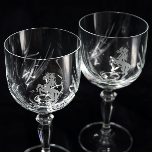 Ferrari Cavallino Wine Glass Set