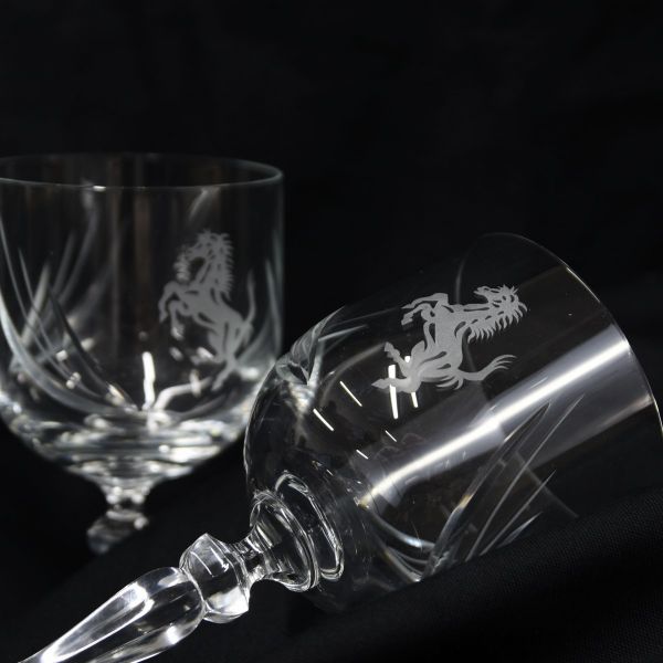 Ferrari Cavallino Wine Glass Set