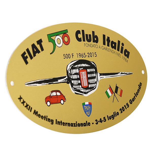 FIAT 500 CLUB ITALIA 2015 Meeting Memorial Badge