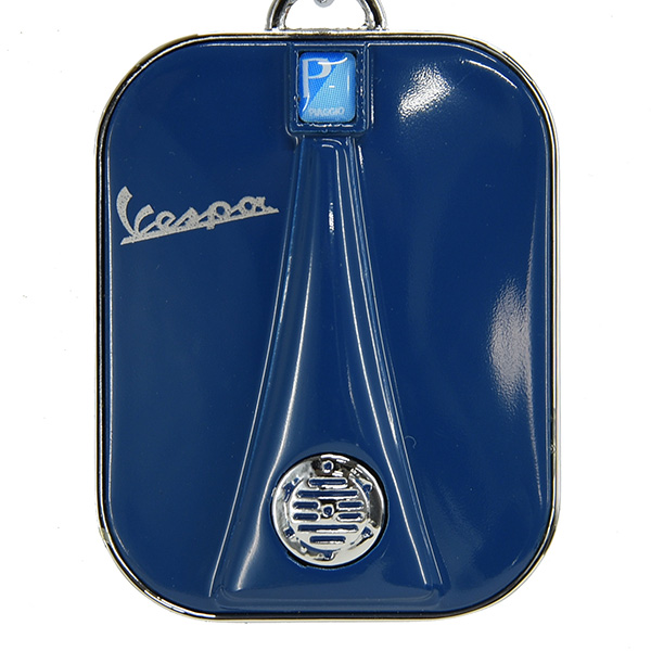 Vespa Official Front Cowl Shaped Keyring(Blue) 