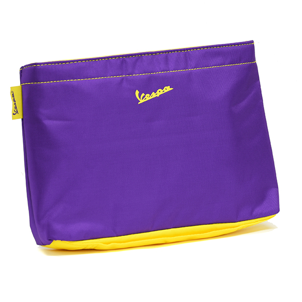 Vespa Official Nylon Clutch Bag(Purple)