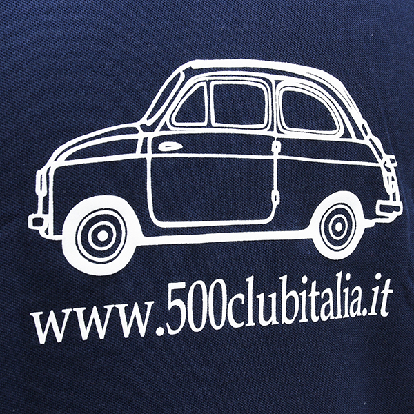 FIAT 500 CLUB ITALIA Polo Shirts(Navy)