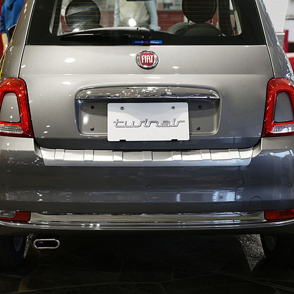 FIAT 500S(2016~Sr.4)Rear Bumper Protector(Silver)