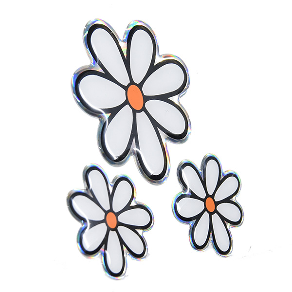 FIAT 500 Flower 3D Sticker