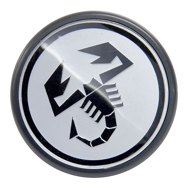 ABARTH Wheel Hub Cap (Silver/diamm 48mm)