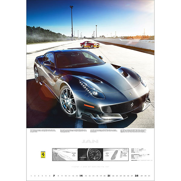 Ferrari Calender-2018 FERRARI MYTH - by RAUPP