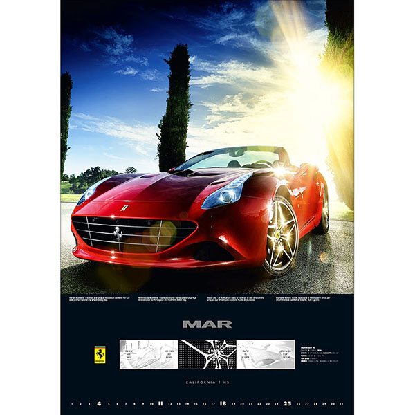 Ferrari Calender-2018 FERRARI MYTH - by RAUPP