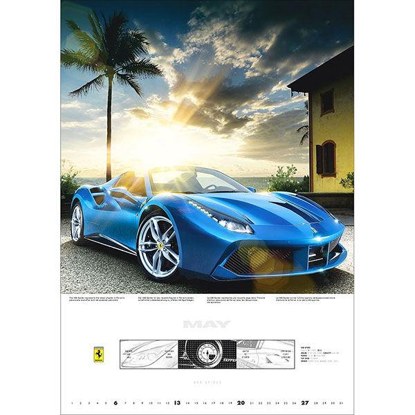 Ferrari Calender-2018 FERRARI MYTH - by RAUPP