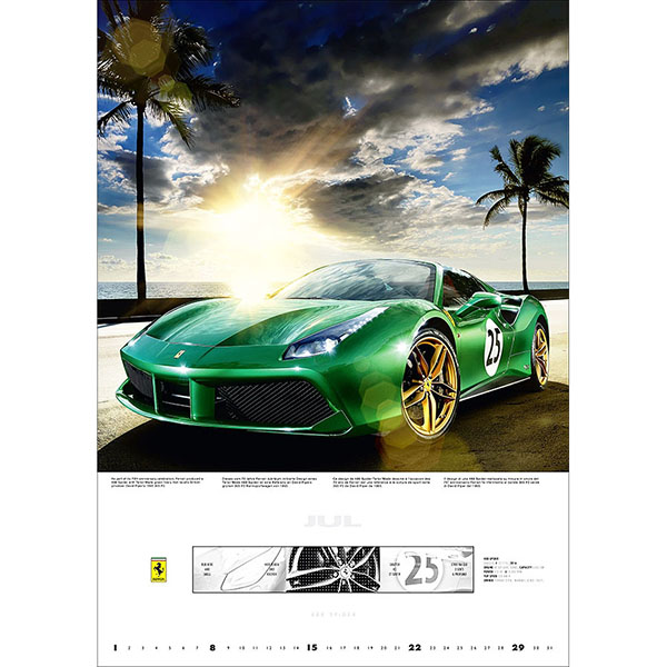 Ferrari Calender-2018 FERRARI MYTH - by RAUPP