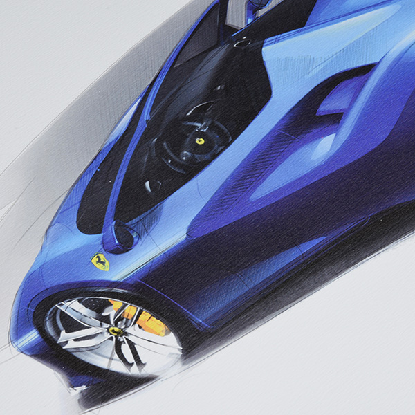 Ferrari 488 Spider Memorial Litograph for VIP Guest 