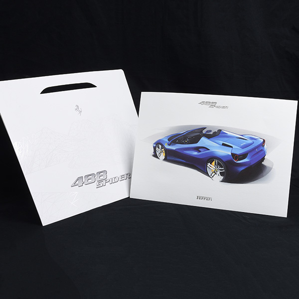 Ferrari 488 Spider Memorial Litograph for VIP Guest 