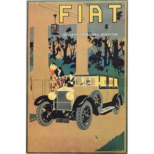 FIAT Vintage Poster replica Type A