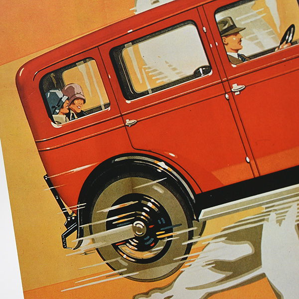 FIAT Vintage Poster Replica Type B