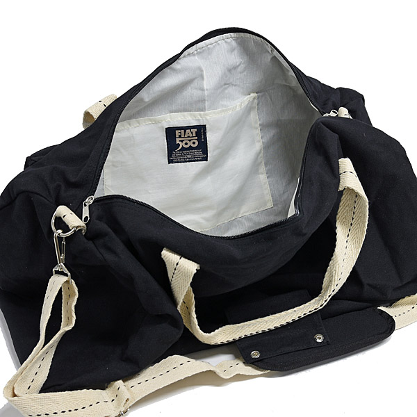 FIAT Nuova 500 Canvas Boston Bag