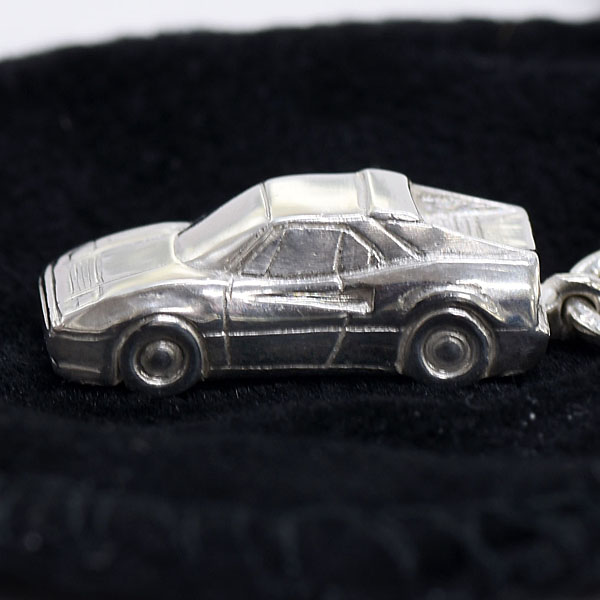 Ferrari 328GTB Sterling Silver Keyring