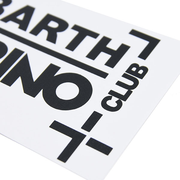 CLUB ABARTH TORINO Sticker(Die Cut/Black)