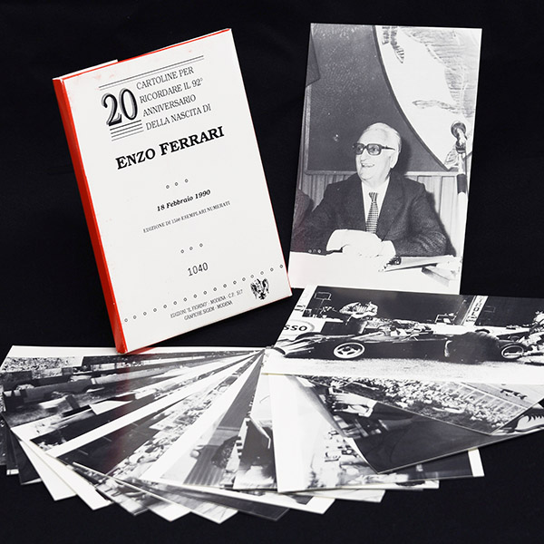 Enzo Ferrari 92 anni Memorial Post Card Set(20pcs.)