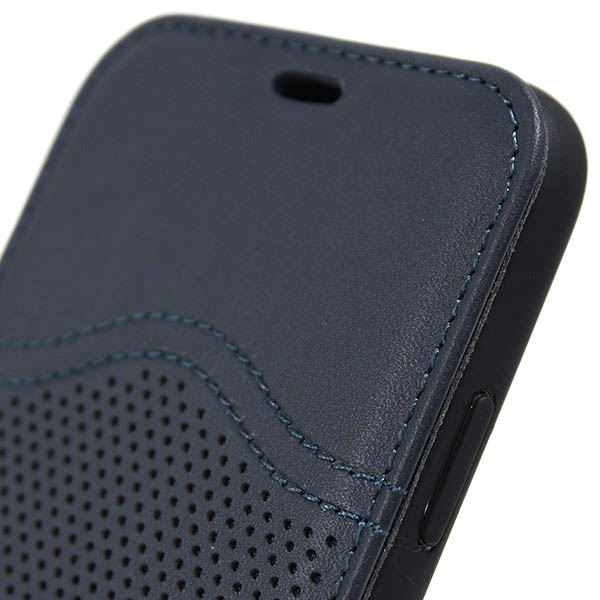 MASERATI iPhone X Book Shaped Case-GRANLUSSO/Blue-