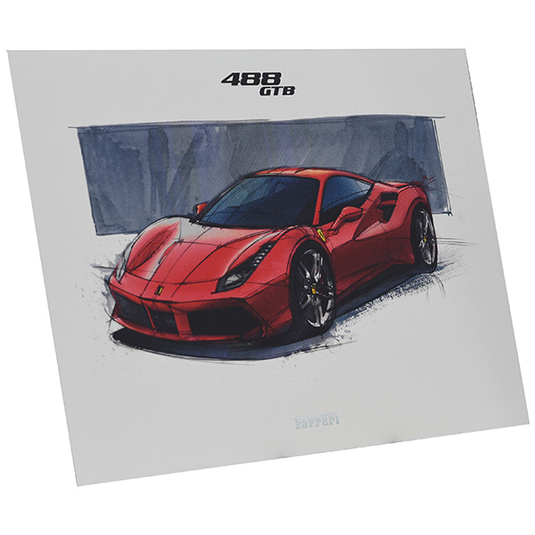 Ferrari 488GTB/488Spider/California-T Lithograph for VIP Guest