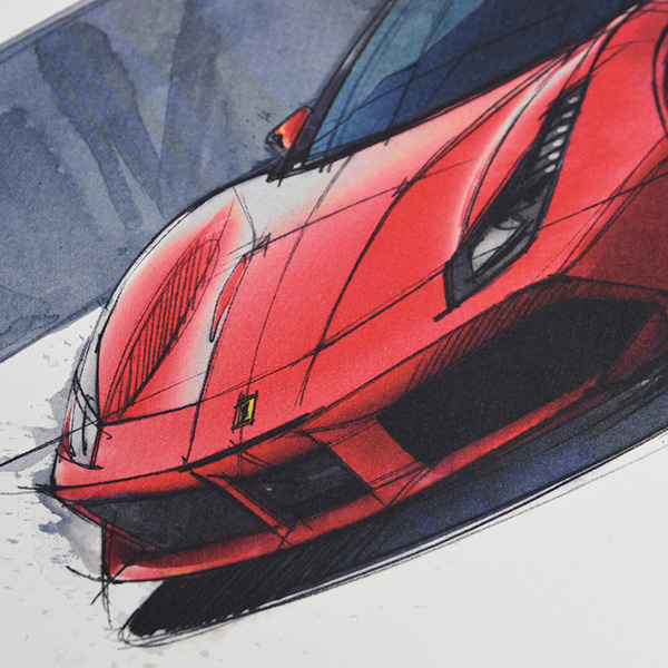 Ferrari 488GTB/488Spider/California-T Lithograph for VIP Guest