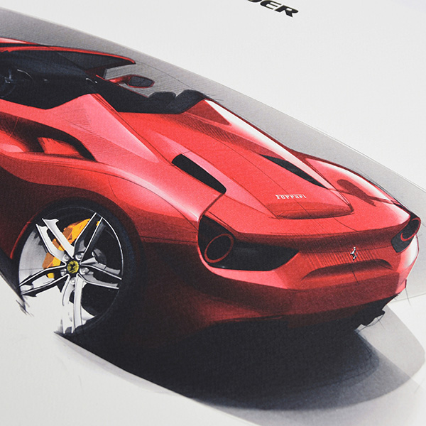 Ferrari 488GTB/488Spider/California-T Lithograph for VIP Guest