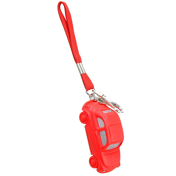 FIAT Nuova 500 Rubber Keyring(Red)