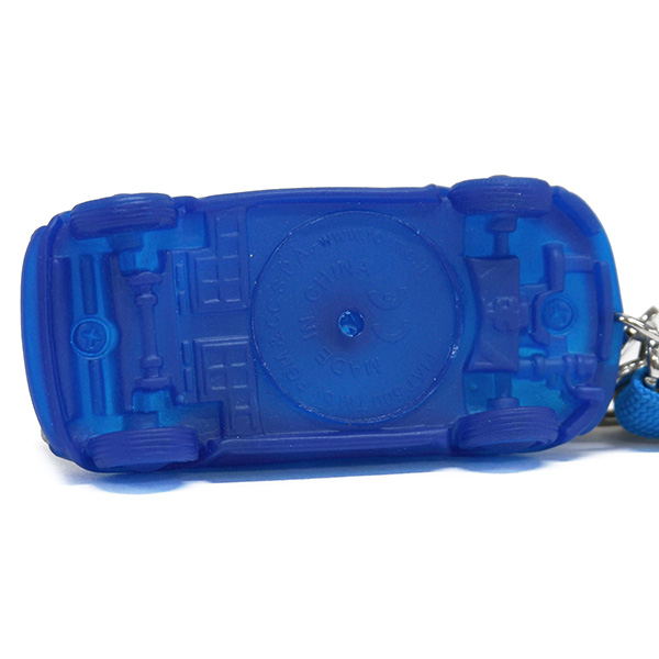 FIAT Nuova 500 Rubber Keyring(Blue)