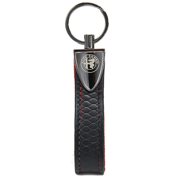 Alfa Romeo Leather Strap Keyring