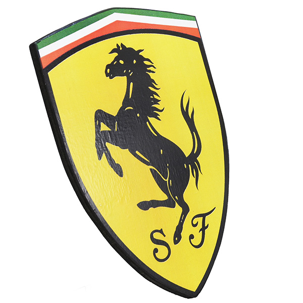 Ferrari SF Emblem Shaped wooden object