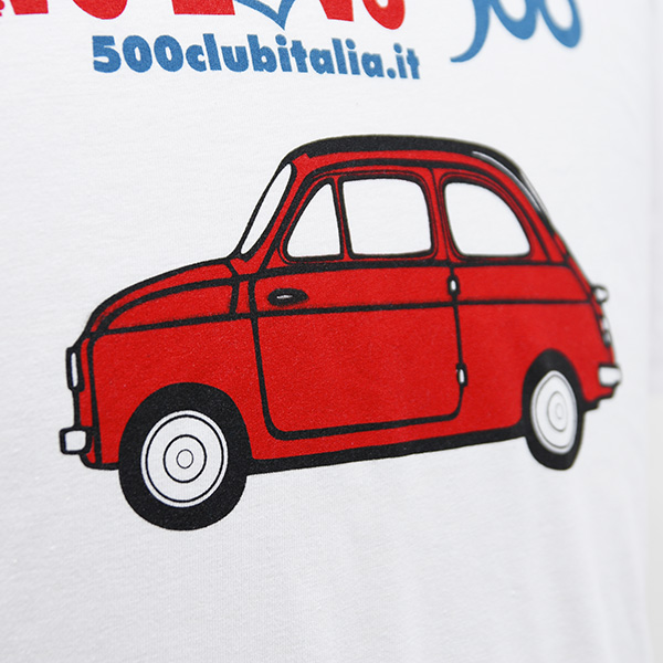 FIAT 500 CLUB ITALIA We Love 500T-Shirts(White)