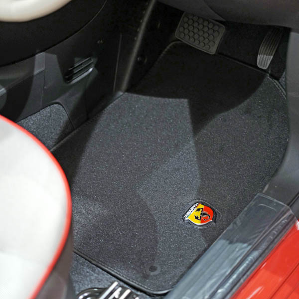 ABARTH 500/595 Floor Mats(Emblem/RHD)