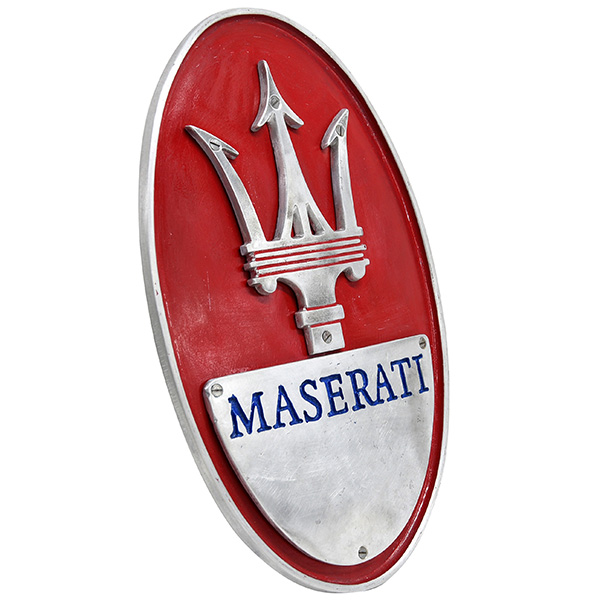 MASERATI Emblem Shaped Aluminium Object