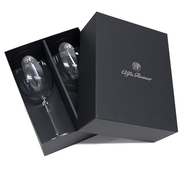 Alfa Romeo Wine Glass Set by Luigi Bormioli