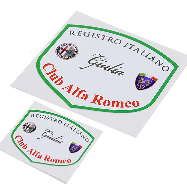 REGISTRO Italiano GIULIA Club Alfa Romeoƥå(Large)