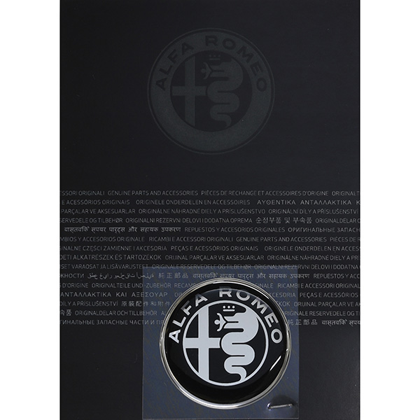 Alfa Romeo New Emblem 3D Sticker(40mm/Monotone)