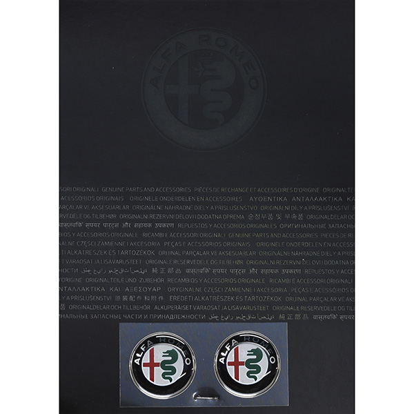 Alfa Romeo New Emblem 3D Sticker(21mm/Color/2pcs.)