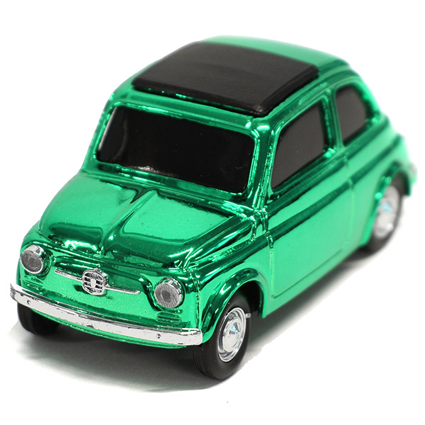 1/43 FIAT 500 Miniature Model Natale 2007 Edition(Metal Green)