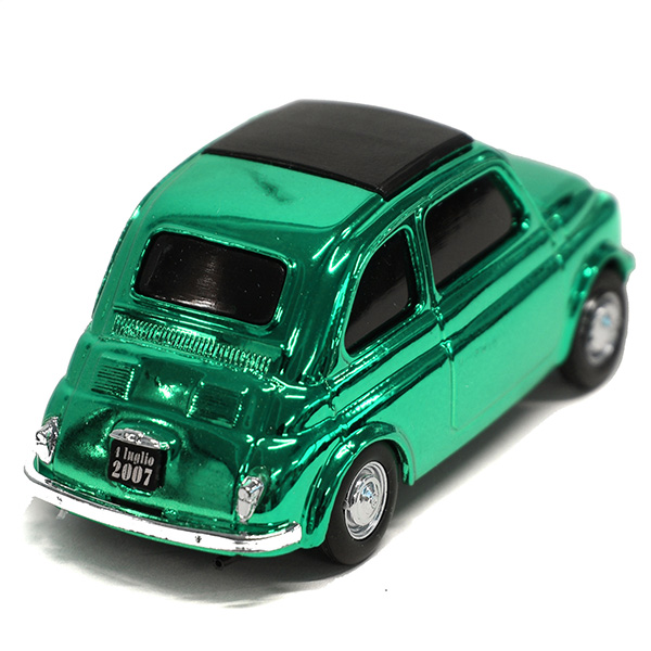 1/43 FIAT 500 Miniature Model Natale 2007 Edition(Metal Green)