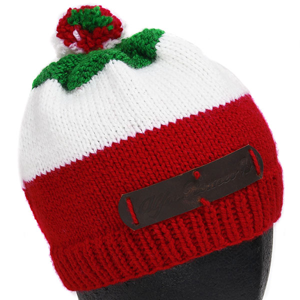 Alfa Romeo Knitted Hat & Muffler(Tricolor)