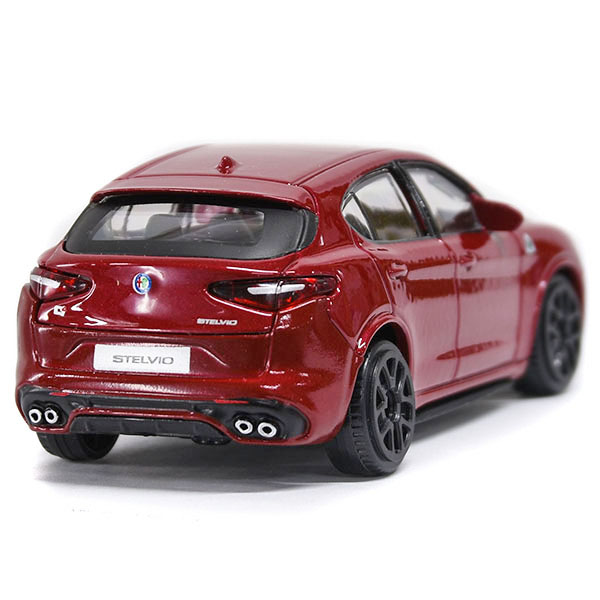 1/43 Alfa Romeo Stelvio Quadrifoglio Miniature Model (Red)