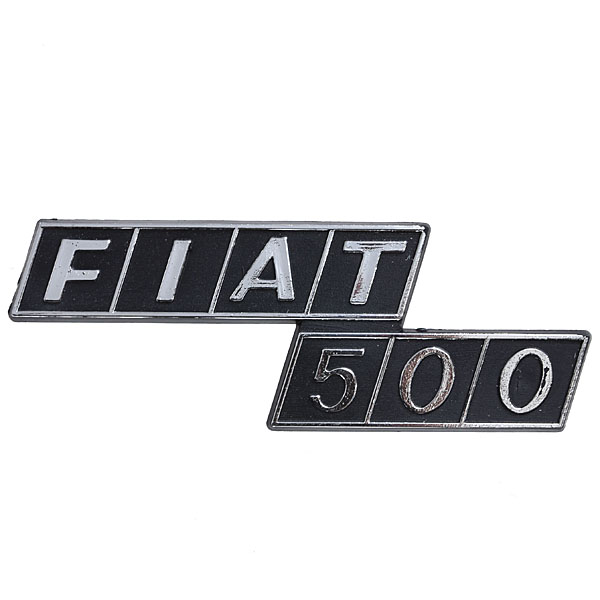 FIAT 500 Logo Plate(Plastic)